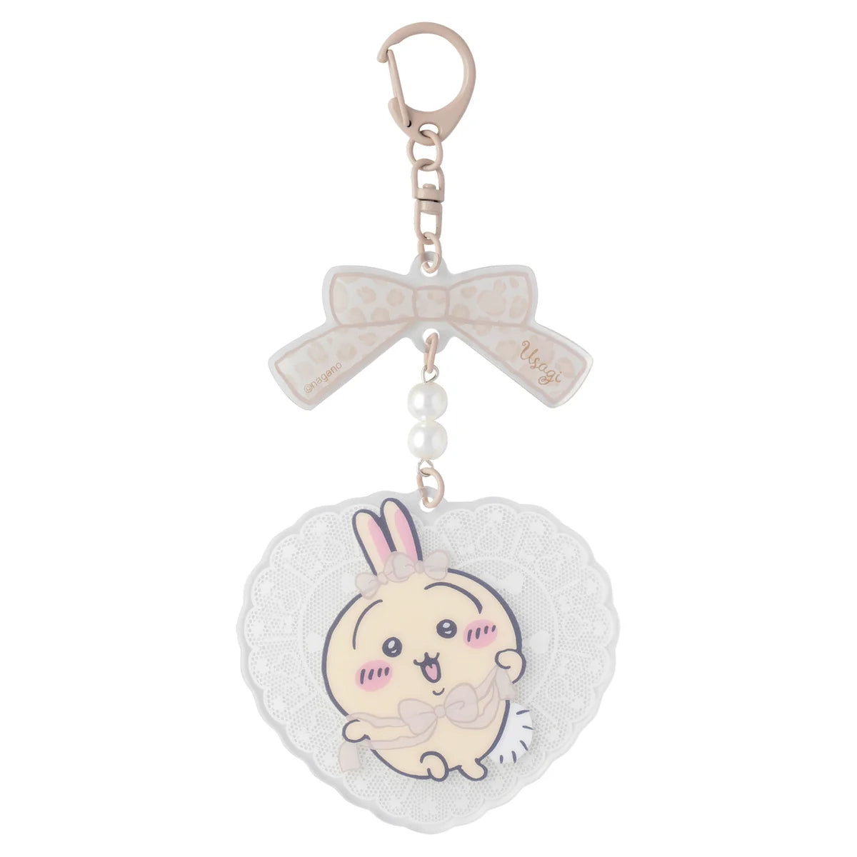 Chiikawa Ribbon Lace Keychain - Usagi