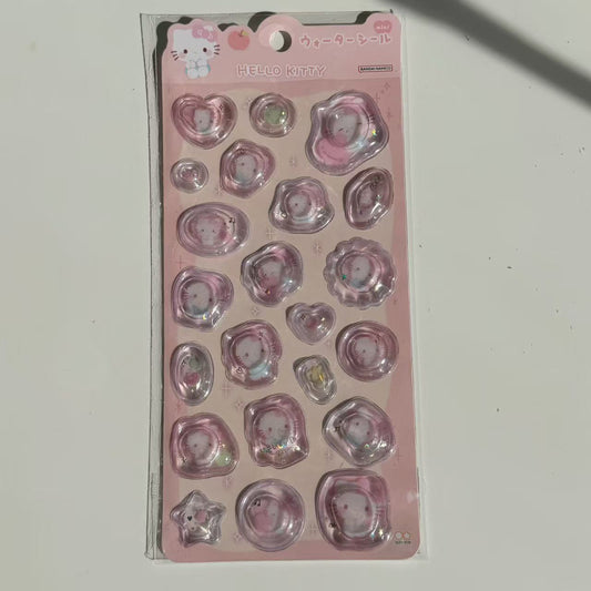 Sanrio Bubble Liquid Stickers - Hello Kitty