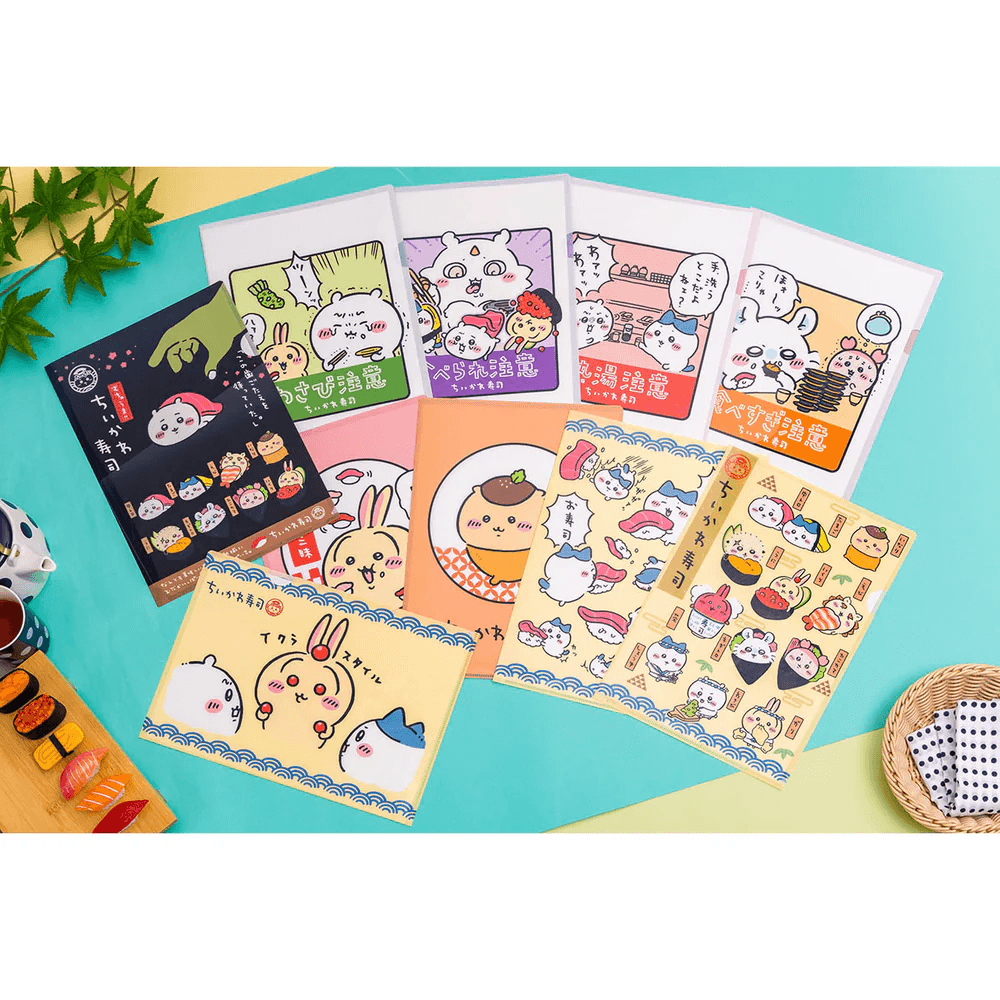 Chiikawa Sushi Series A4 File Folder