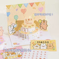 Yellow Bear 3D Pop-Up Birthday Greeting Card