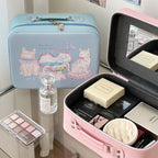 Ribbon Kitty Cosmetic Case