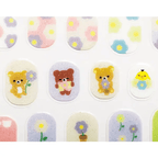 Rilakkuma Floral Nail Stickers