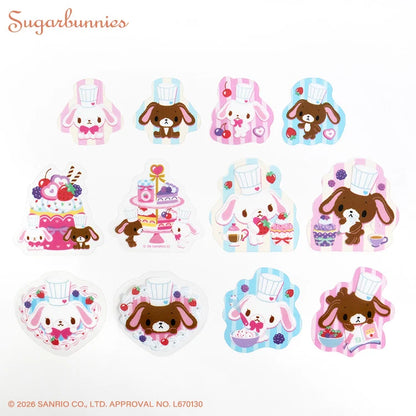 Sanrio Sugar Bunnies Flake Sticker Set