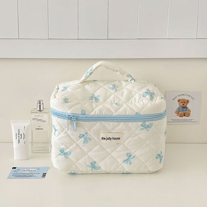 Minimalist Bow Cosmetic Bag