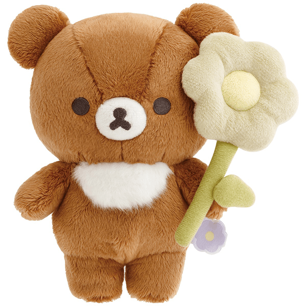 Rilakkuma Flower Plush (Medium)