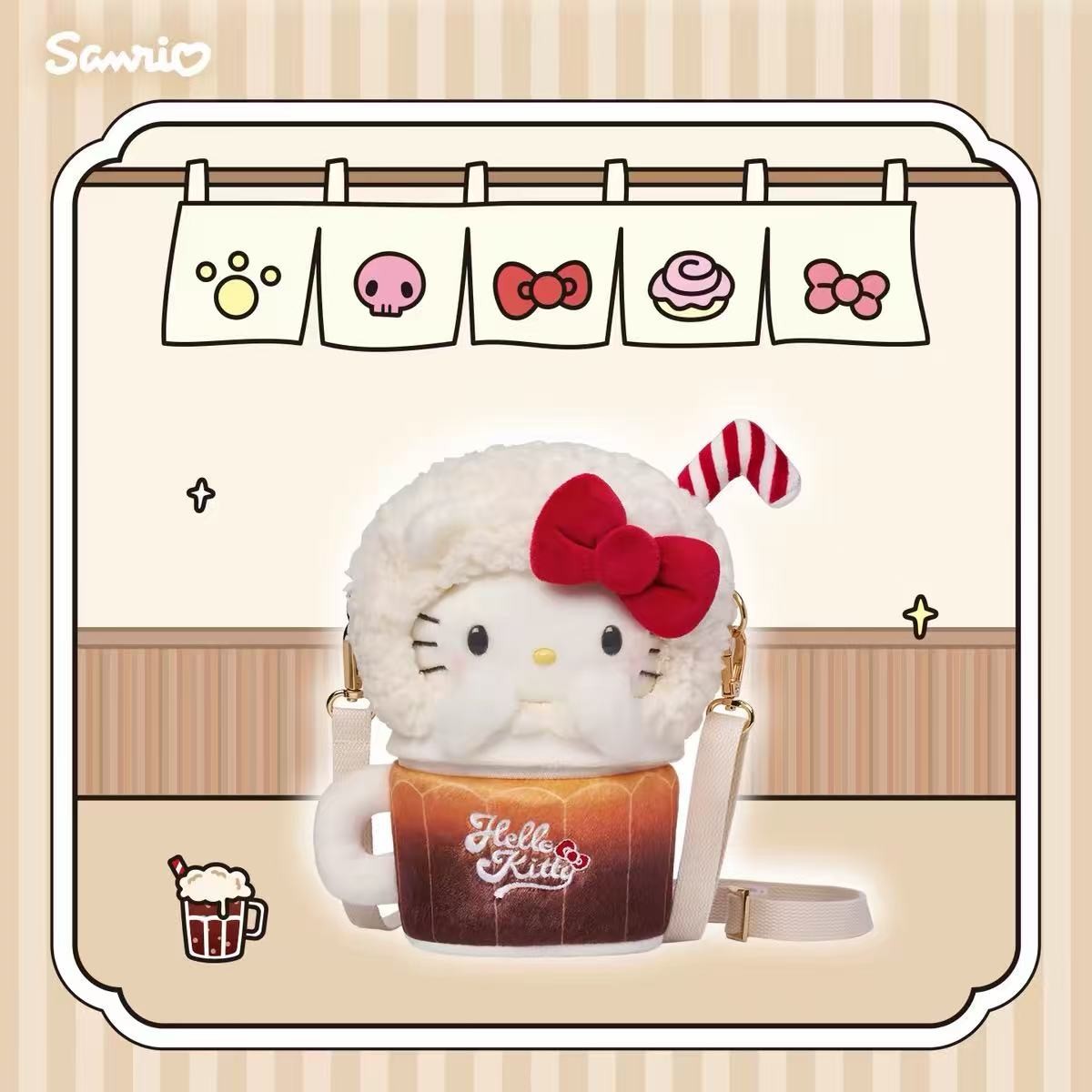 Sanrio Midnight Diner Hello Kitty Crossbody Bag