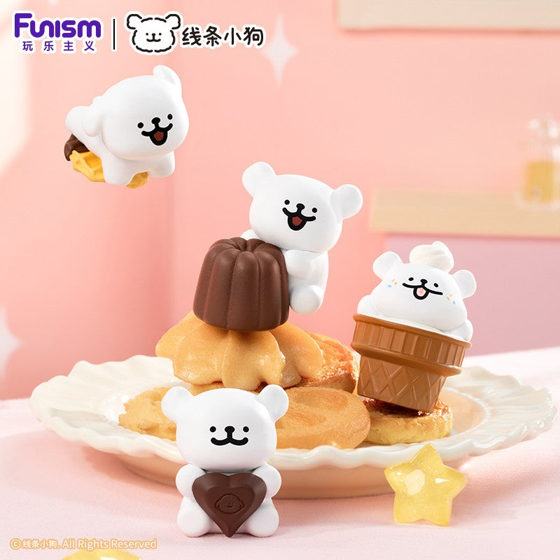 Chiikawa Line Puppy Dessert Shop Dog Head Mini Figure Blind Box