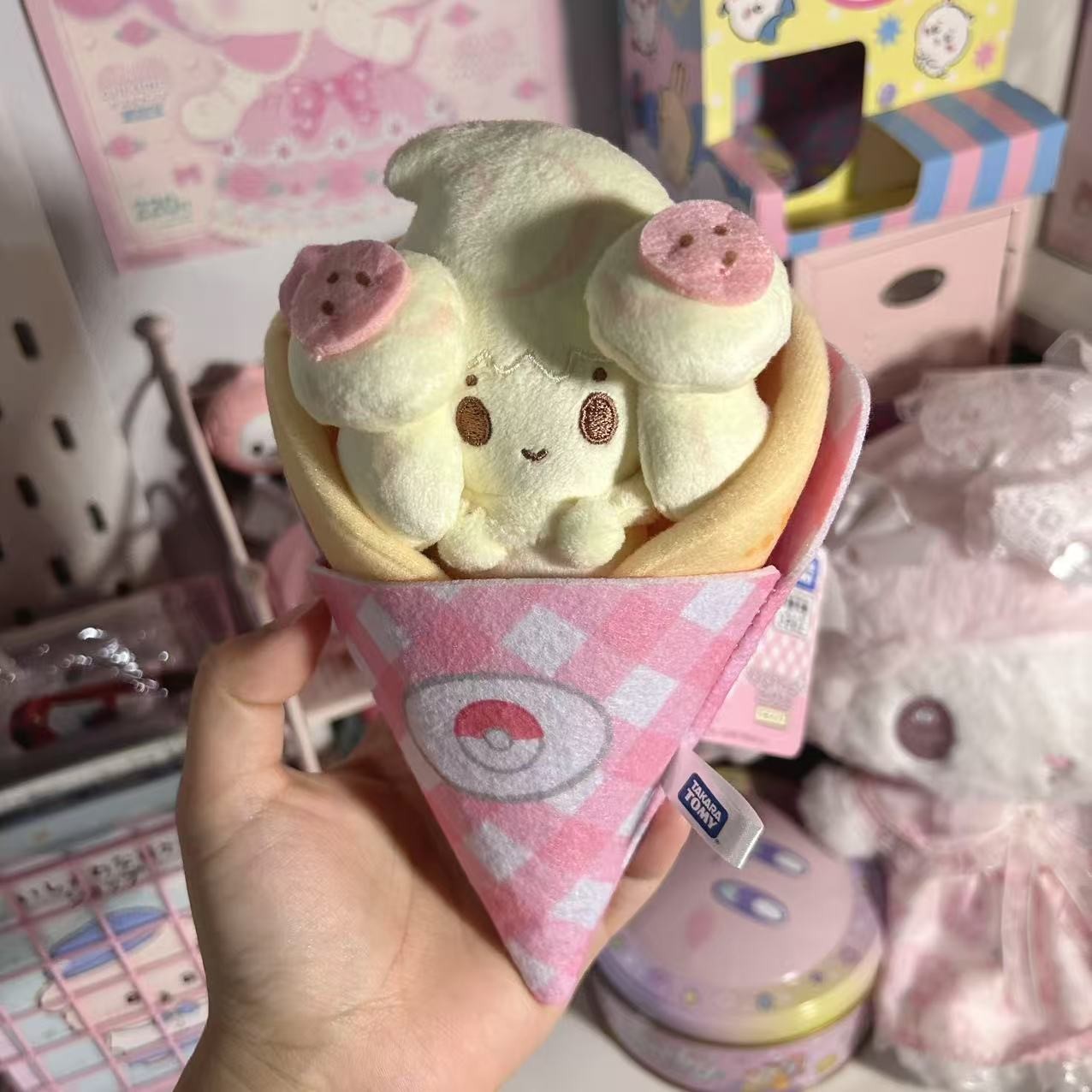 Pokemon Soft Serve Ice Cream Crepe Plush