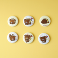 Rilakkuma Honey Expedition Embroidered Pin Badge Blind Bag