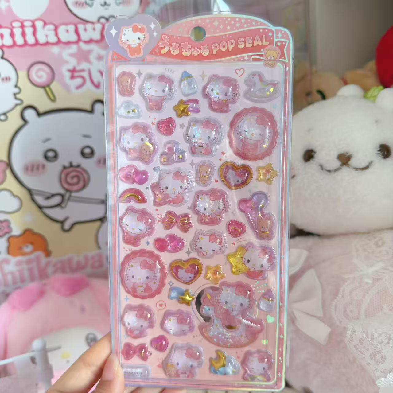 Sanrio POP SEAL 3D Sticker Sheet - Hello Kitty