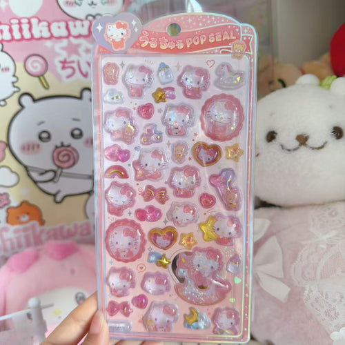 Sanrio POP SEAL 3D Sticker Sheet - Hello Kitty