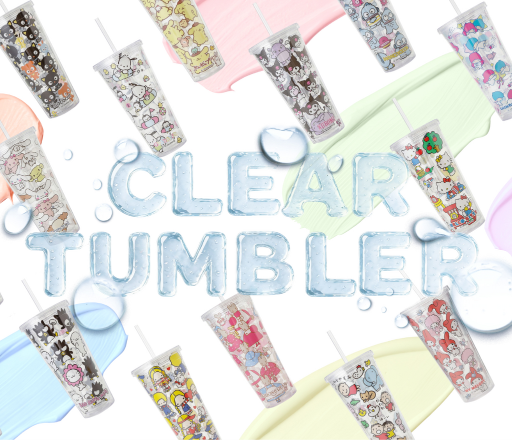 Sanrio House Clear Tumbler 600ml