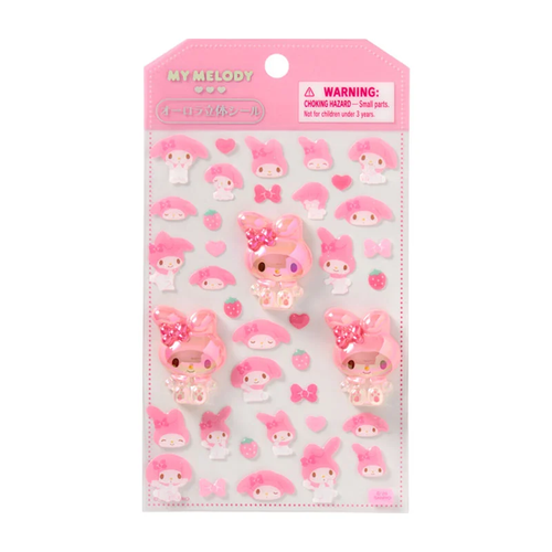 Sanrio Aurora 3D Sticker Sheet - My Melody