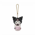 Kuromi mascot charm in silly daily-life pose