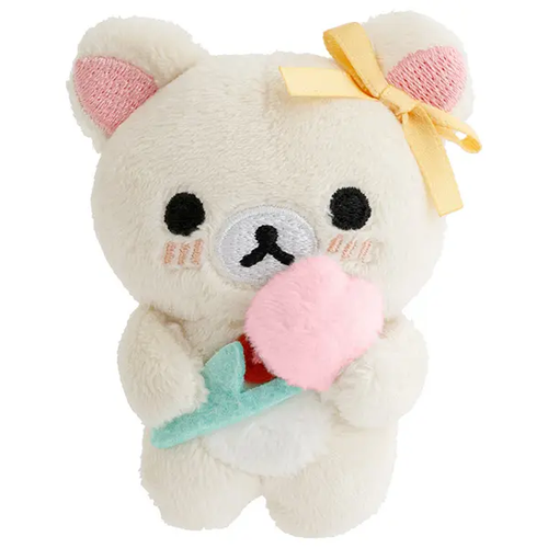 Rilakkuma Rilanova Korilakkuma Tulip Plush Badge