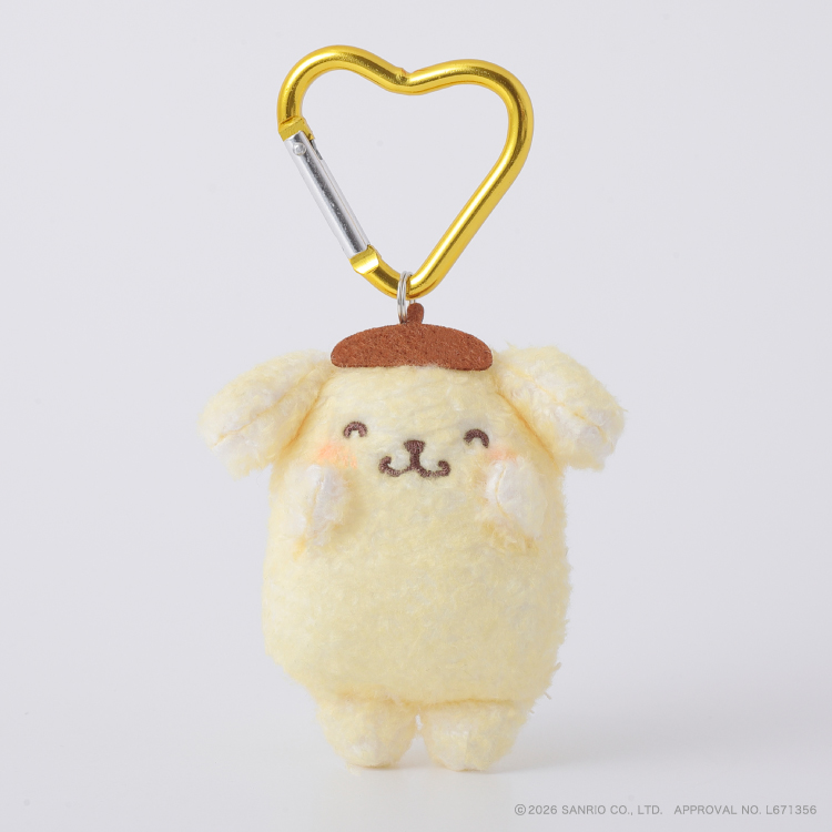 KTS Sanrio Cheek Squeeze Mini Mascot - Pompompurin