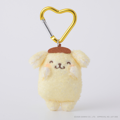 KTS Sanrio Cheek Squeeze Mini Mascot - Pompompurin