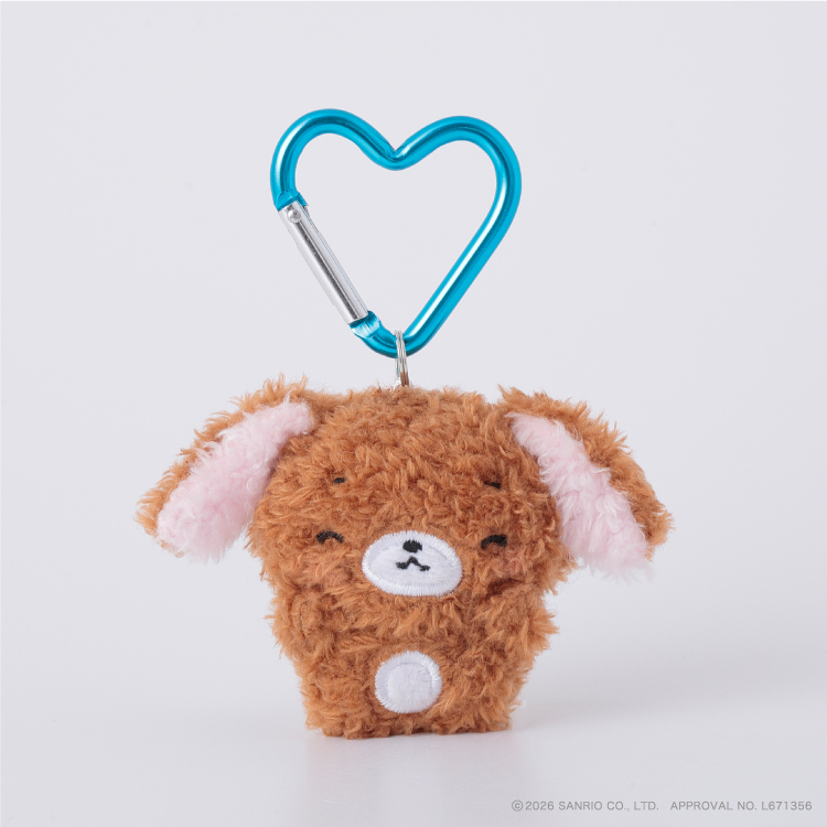 KTS Sanrio Cheek Squeeze Mini Mascot - Sugar Bunny Brown