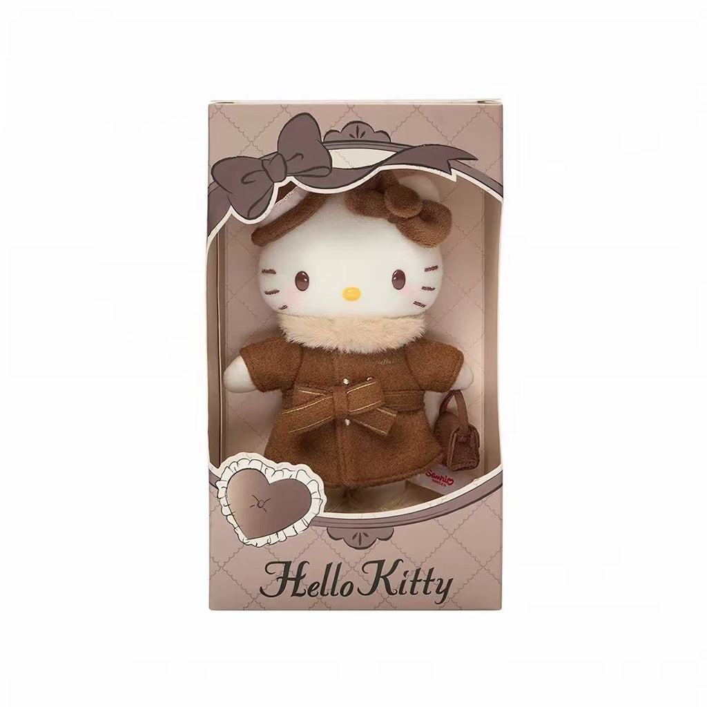 Sanrio Hello Kitty Modern Holiday Long-Leg Mascot - Elegant Trench Coat