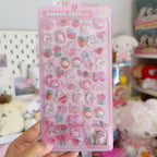 Bonbon Drop Animal 3D Sticker Sheet