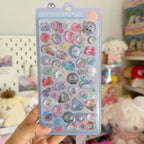 Bonbon Drop Animal 3D Sticker Sheet