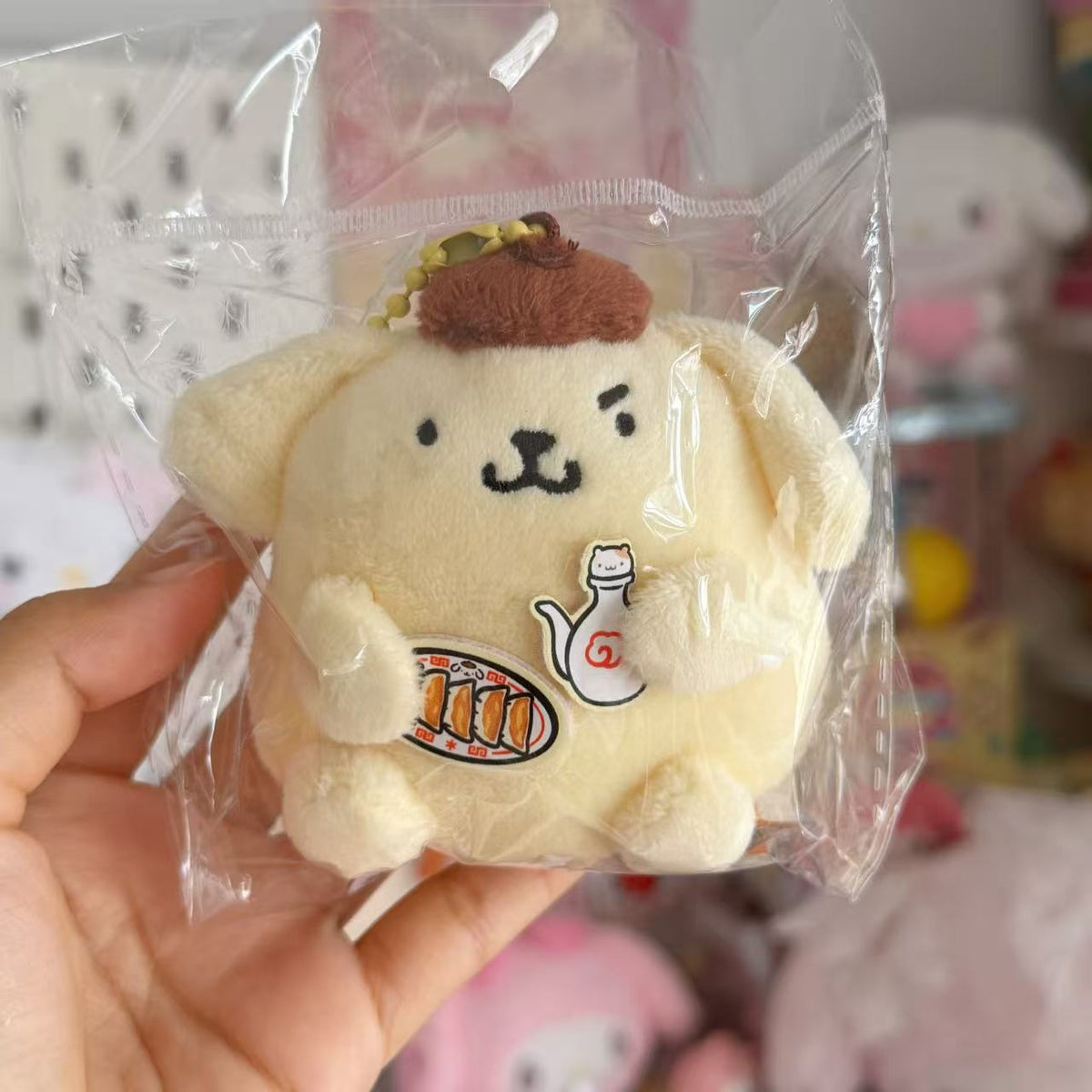 Korea Pompompurin Pop-Up Emoji Mascot