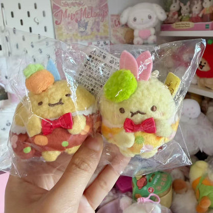 Sumikko Gurashi Gourmet Series Limited Mini Plush - Fried Shrimp Tail Pair