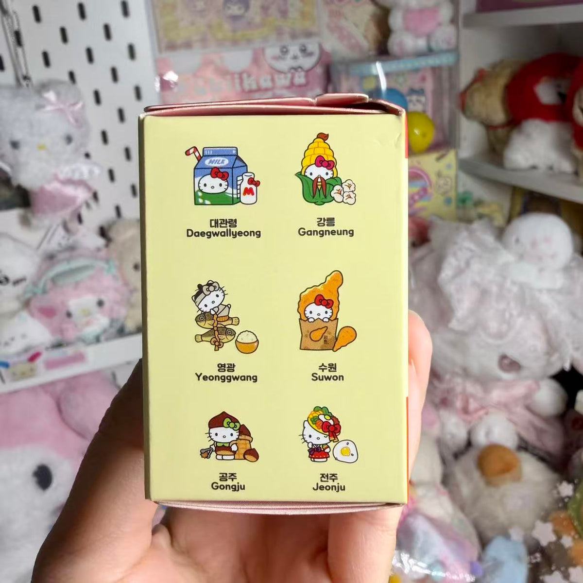 Olive Young x Sanrio Hello Kitty Regional Keychain Blind Box