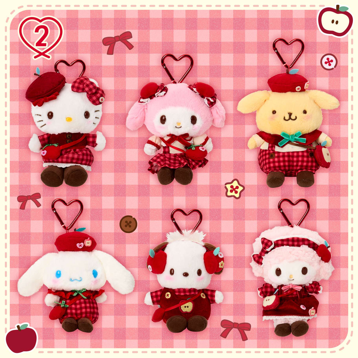 Sanrio Autumn Apple Mascot