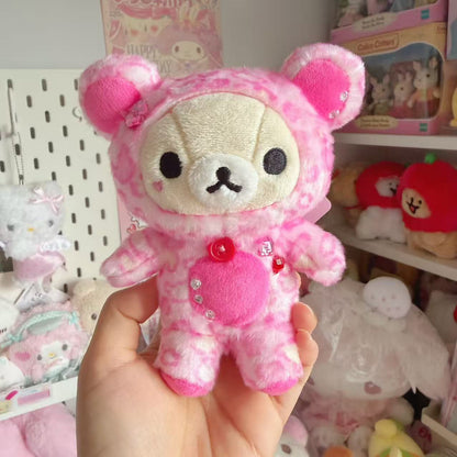 Korilakkuma Leopard Diamond Mascot - Pink