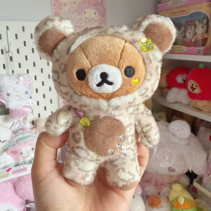 Korilakkuma Leopard Diamond Mascot - Brown