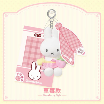 Miffy Jam Workshop Scarf Mascot - Strawberry