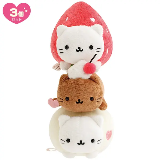 Nyan Nyan Nyanko Parfait Plush Set