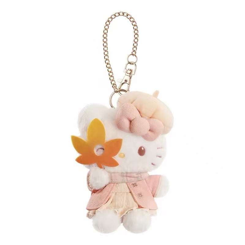 Sanrio Hidden in Autumn Mascot - Hello Kitty