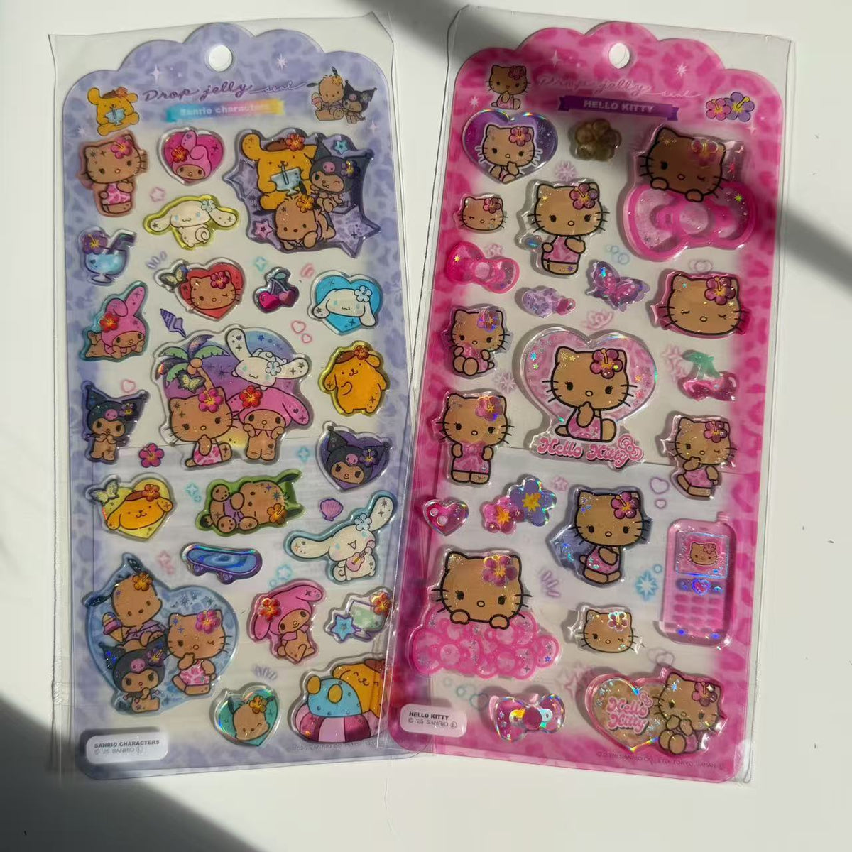 Sanrio Tan Epoxy Stickers