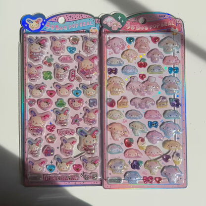 Sanrio POP SEAL 3D Stickers