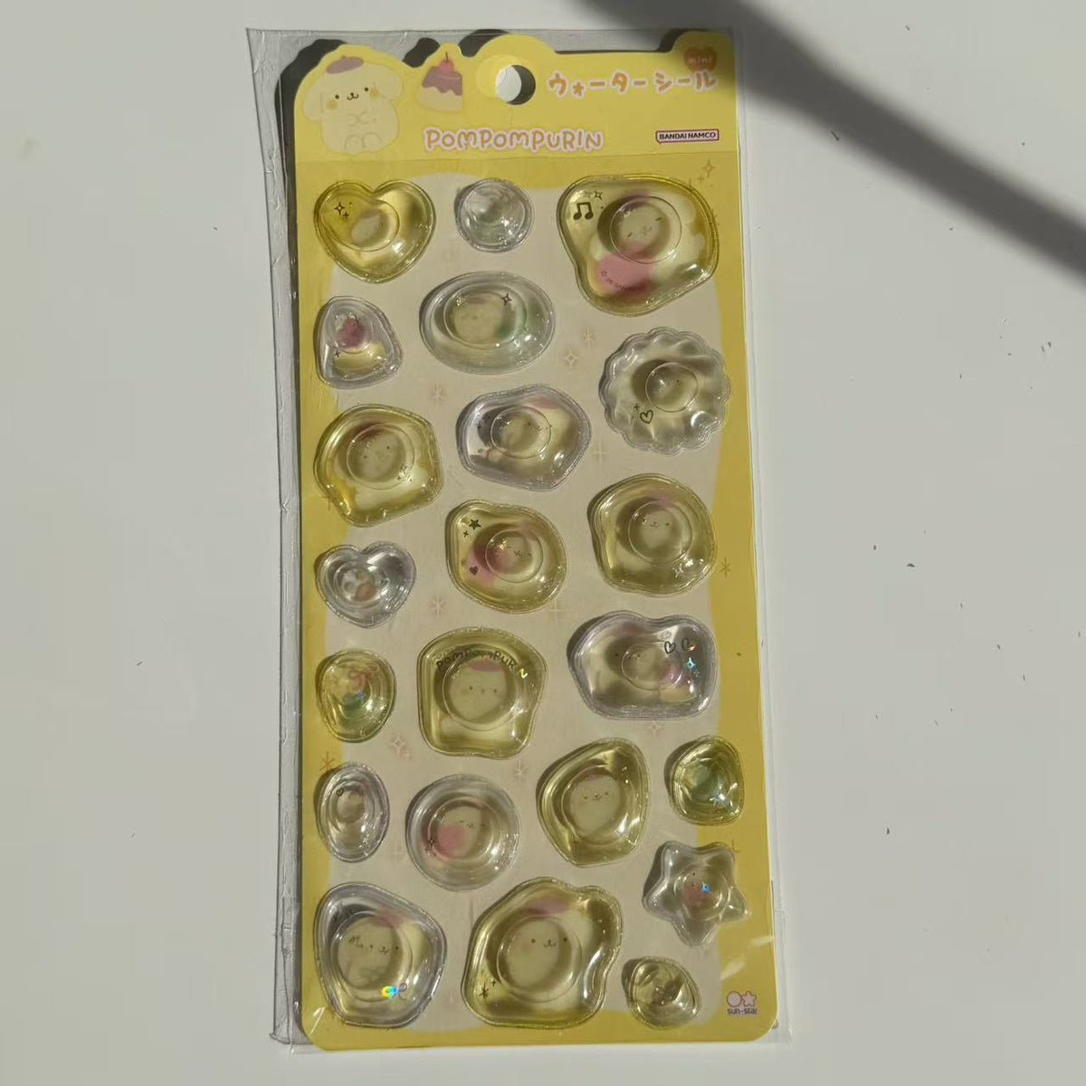 Sanrio Bubble Liquid Stickers - Pompompurin