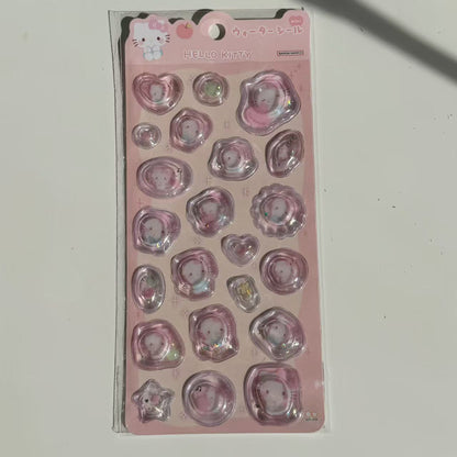 Sanrio Bubble Liquid Stickers - Hello Kitty
