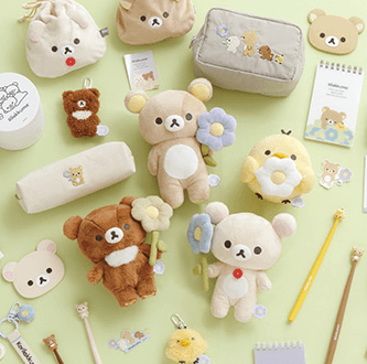 Rilakkuma Flower Plush (Medium)