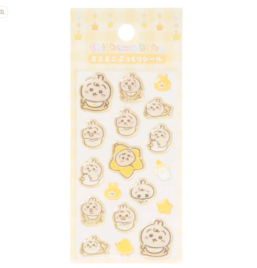 Chiikawa Baby Mini Puffy Seal Stickers