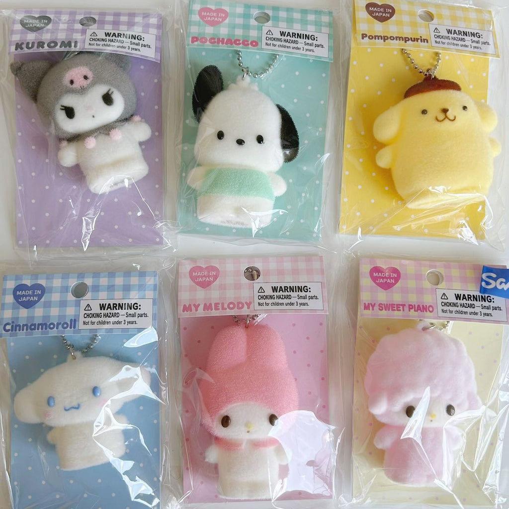 Sanrio Flocked Marshmallow Mascot