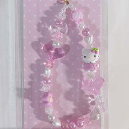 Hello Kitty Heart Phone Strap