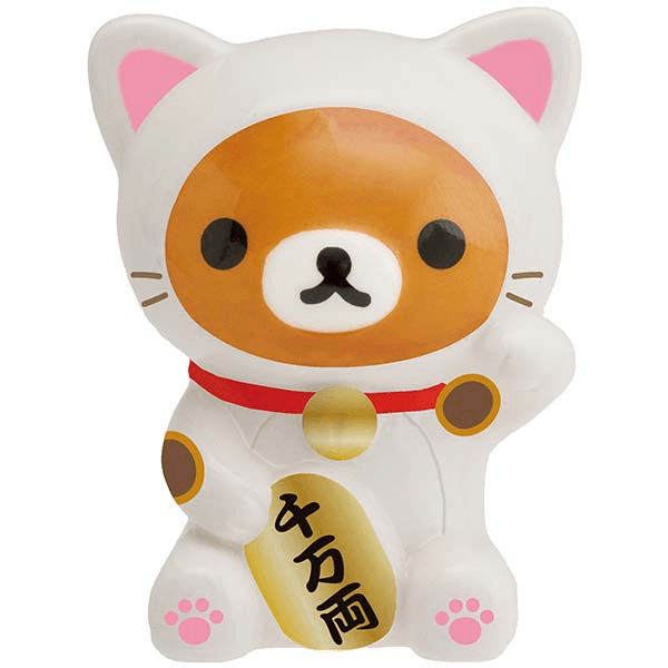 Rilakkuma Lucky Cat Mini Figure