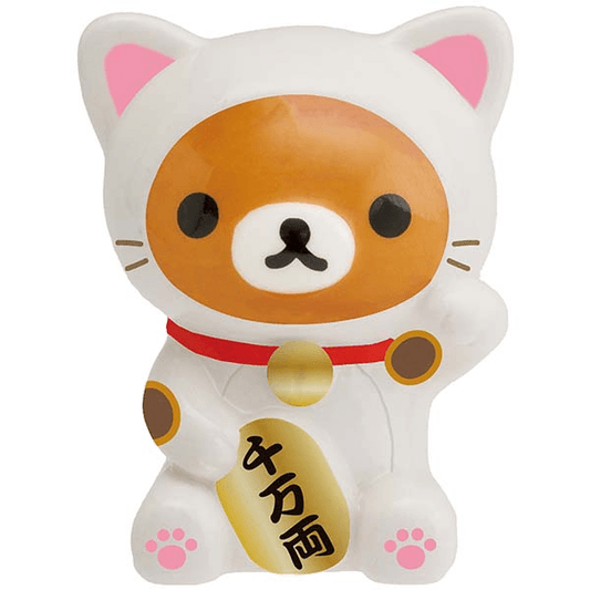 Rilakkuma Lucky Cat Mini Figure