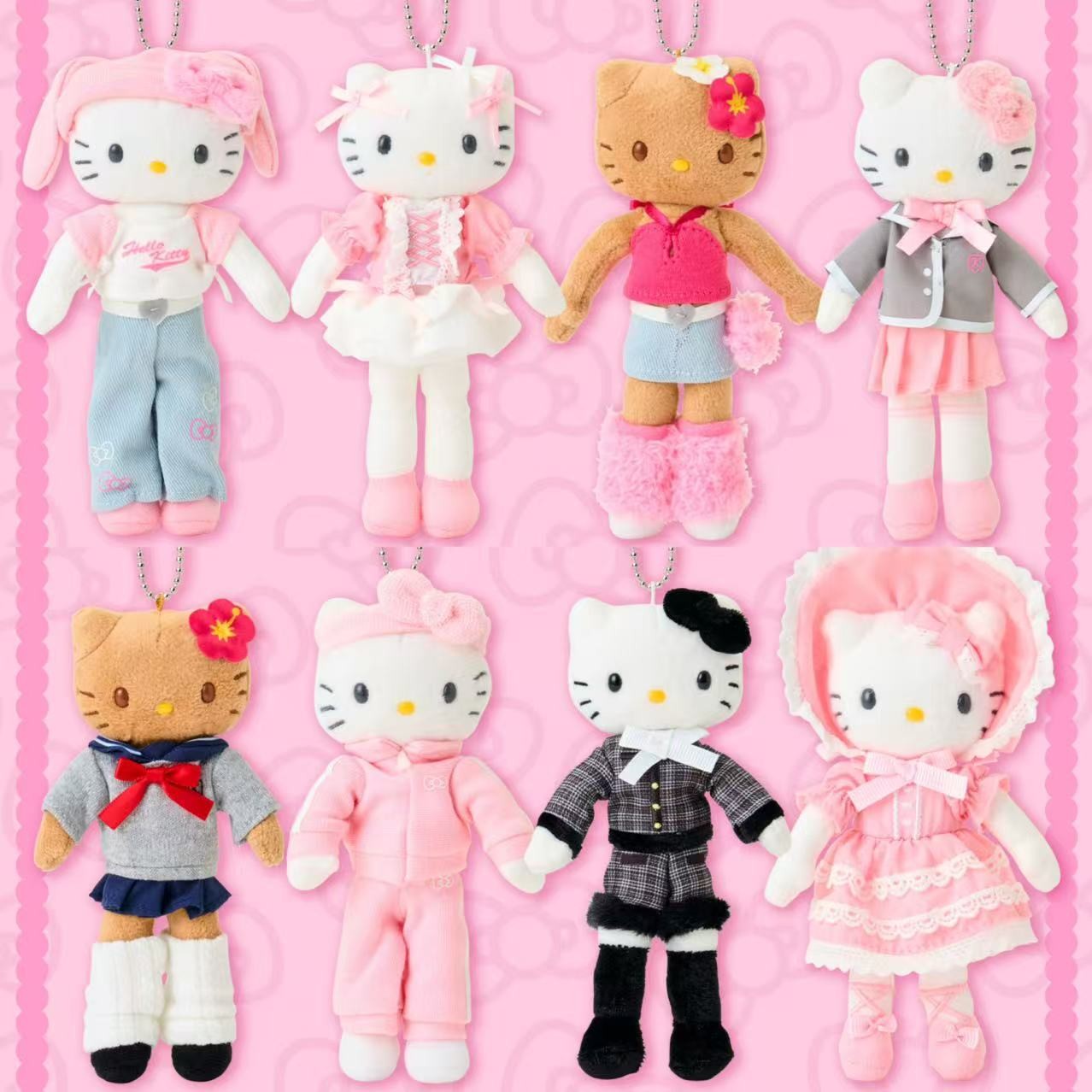 Sanrio Long-Legged Hello Kitty Wardrobe Mascot