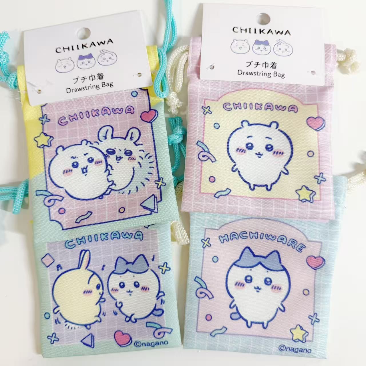 Chiikawa Drawstring Storage Bag
