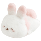 San-X Cotton Candy Bunny Lying Down Beanbag Plush