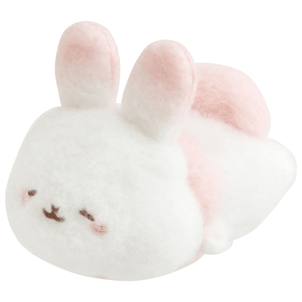 San-X Cotton Candy Bunny Lying Down Beanbag Plush