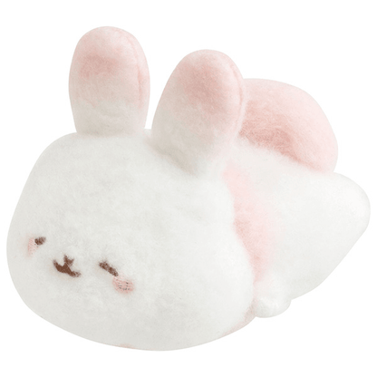San-X Cotton Candy Bunny Lying Down Beanbag Plush