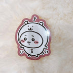 Chiikawa Self-Mocking Bear Sticker